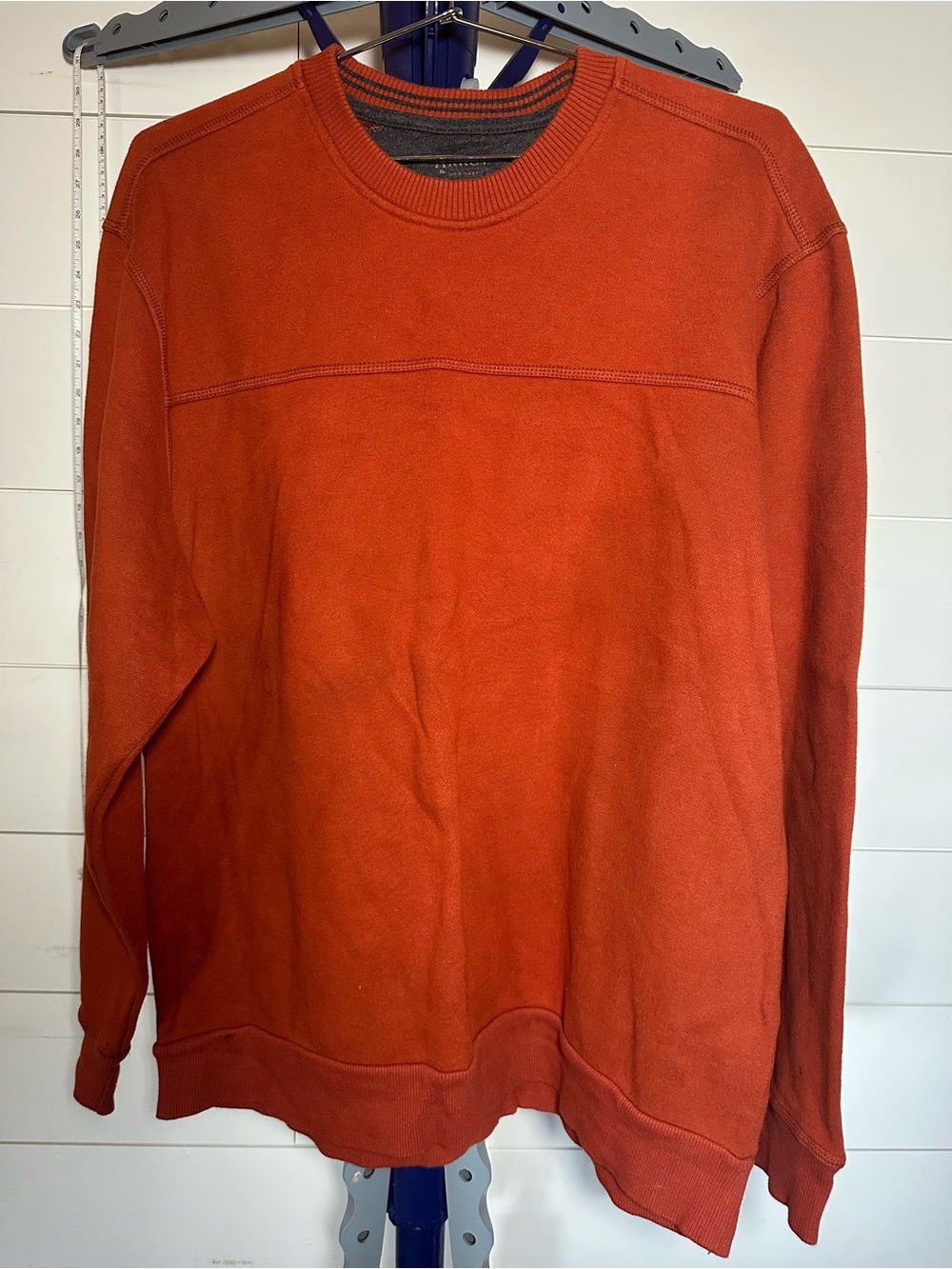 #105 Men's Crewneck Sweater in Burnt Orange